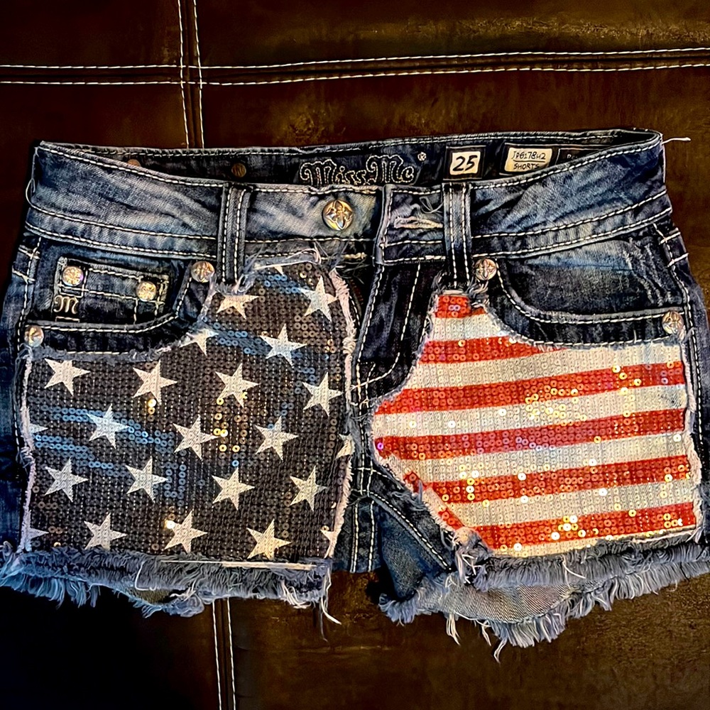 Miss Me American blue Jean shorts